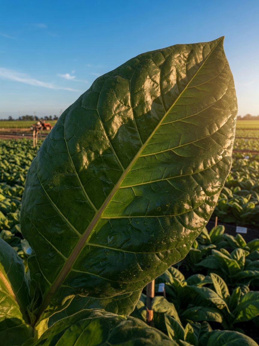 Comparaison de la croissance des plants de tabac sous différentes densités de plantation — effets de la plantation dense vs. espacée sur l'espace par plant et le développement foliaire