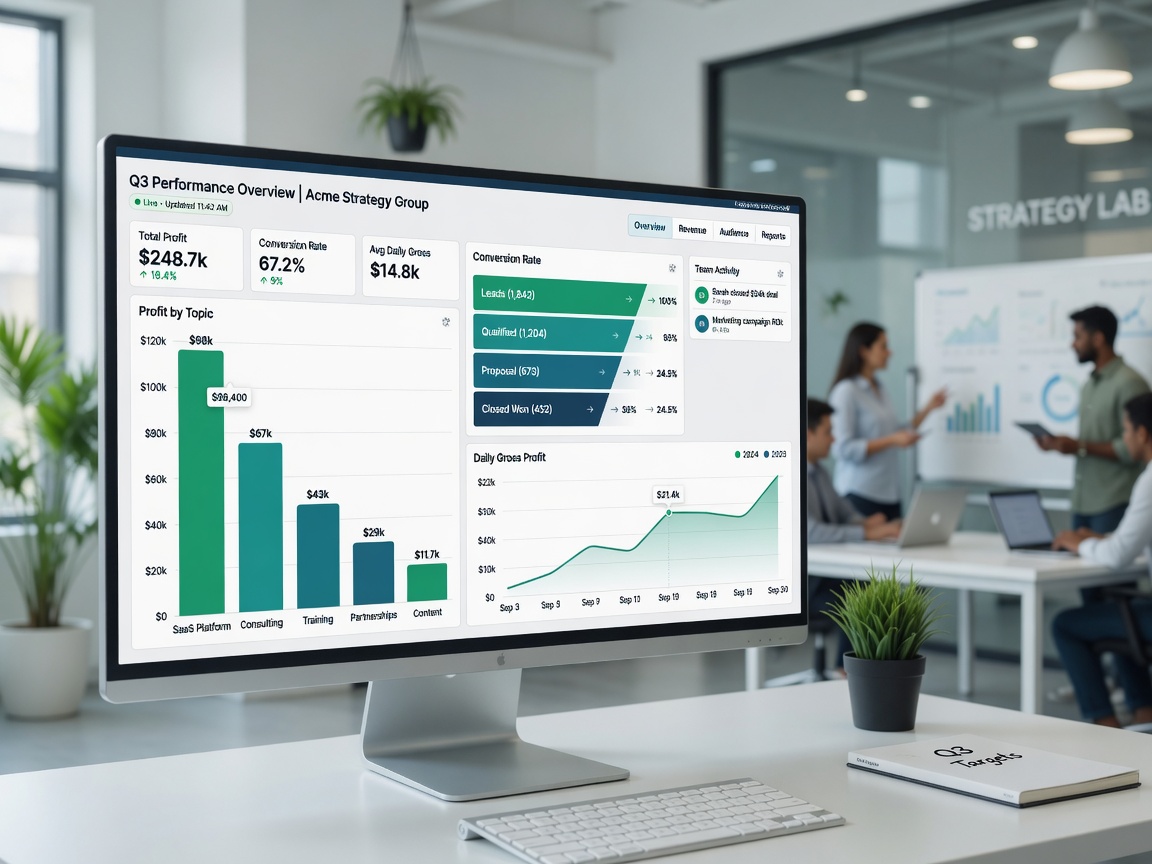 L'idée centrale du tableau de bord des profits : permettre à chaque membre de l'équipe à chaque niveau de prendre des décisions en utilisant les mêmes chiffres chaque jour